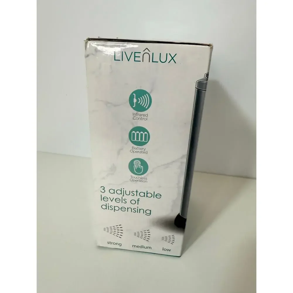 NEW Livenlux Motion Sensor Soap Dispenser Stainless Steel Touchless NIB